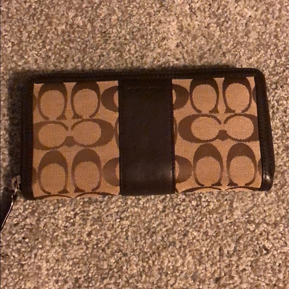 Coach monogram wallet